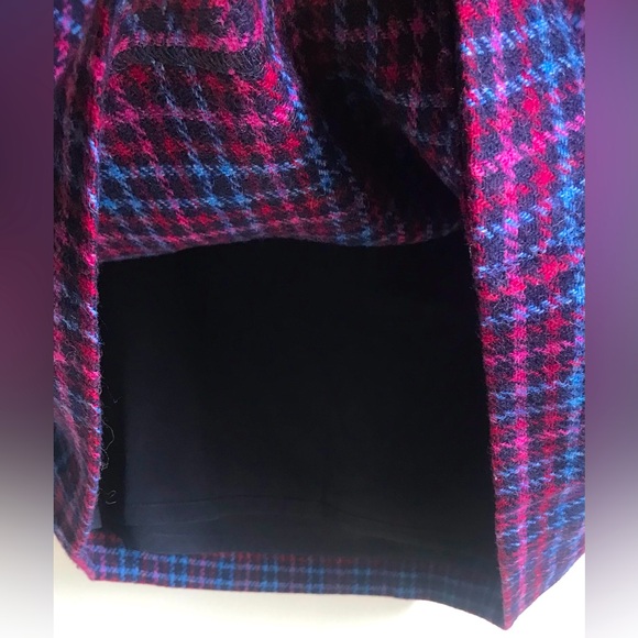 TALBOTS Faux Wrap Plaid Skirt - Picture 8 of 10